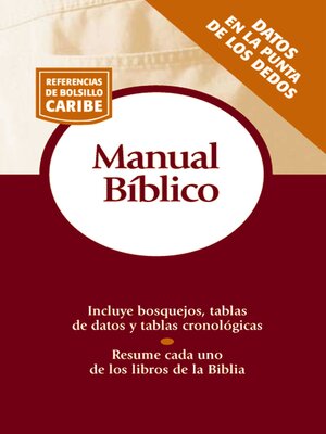 cover image of Manual bíblico